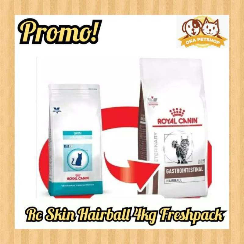 Royal canin veterinary skin hairball on sale