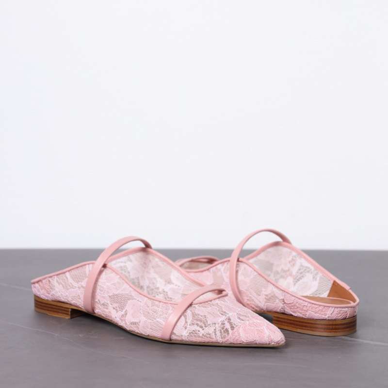 Jual Malone Souliers Maureen Lace Mules In Pink/rose Di