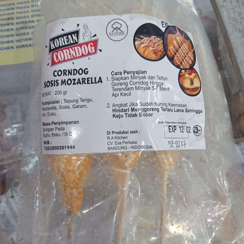 corndog Mozarella isi