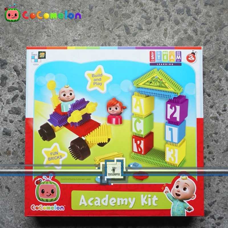 Jual Cocomelon Academy Kit Fun Bricks Original Steam Stem Toys