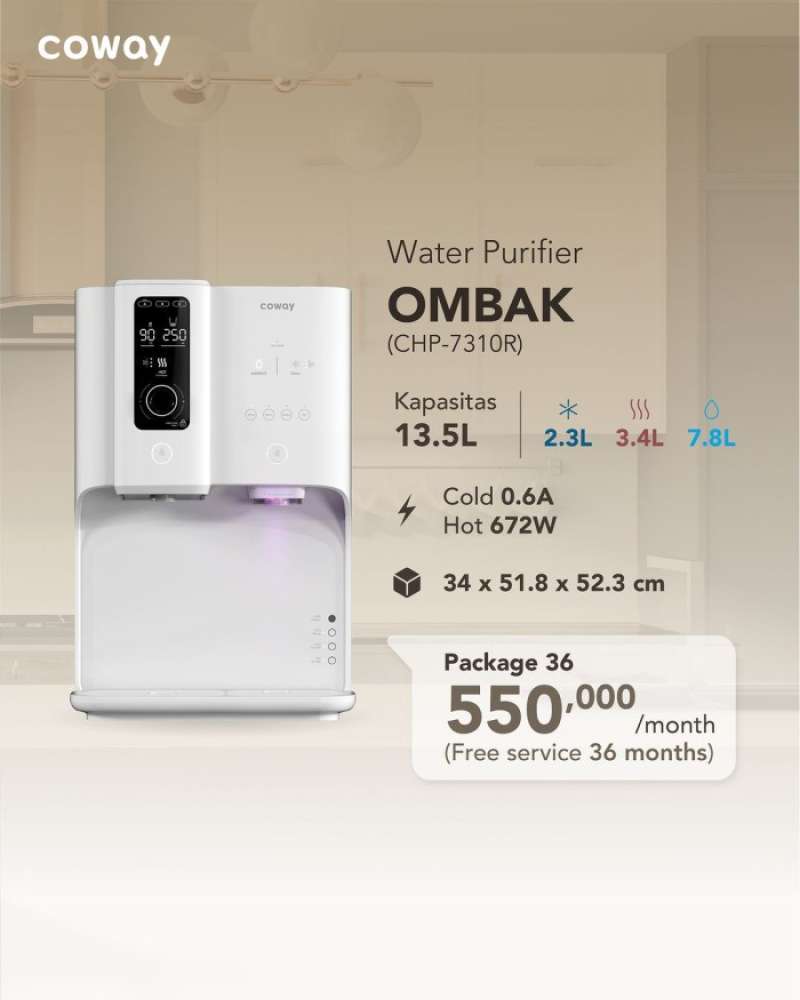 Coway water deals filter ombak