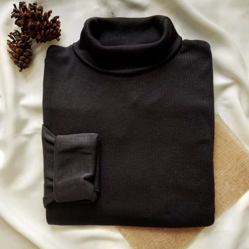 Kaos hotsell turtleneck pria