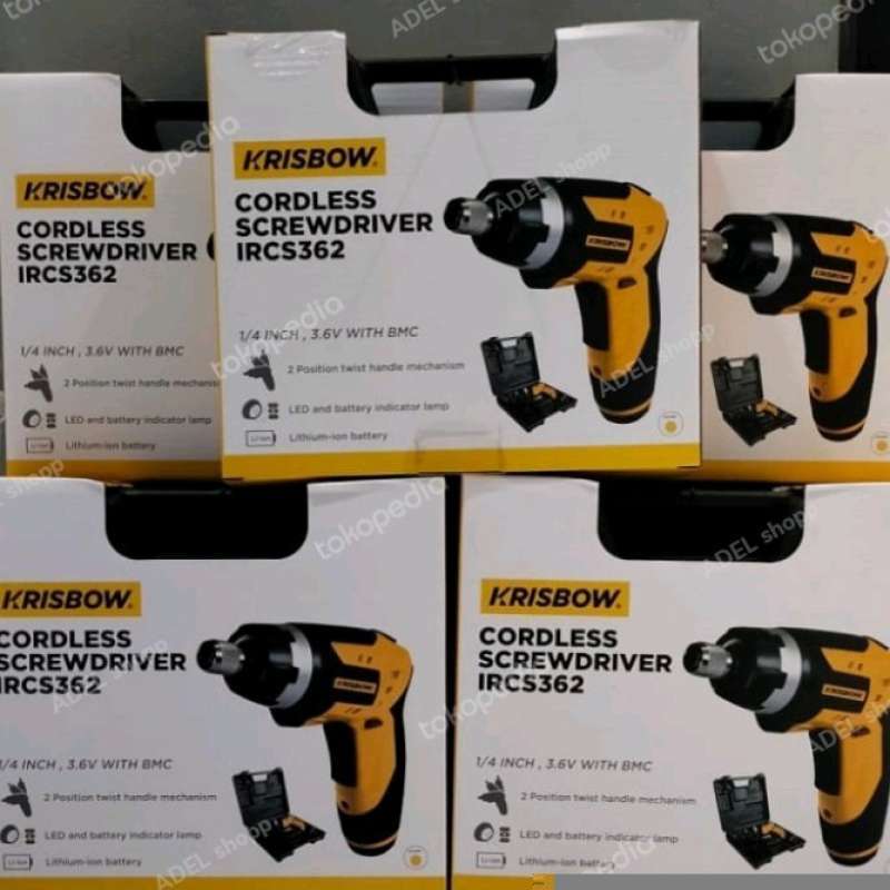 Krisbow shop cordless screwdriver