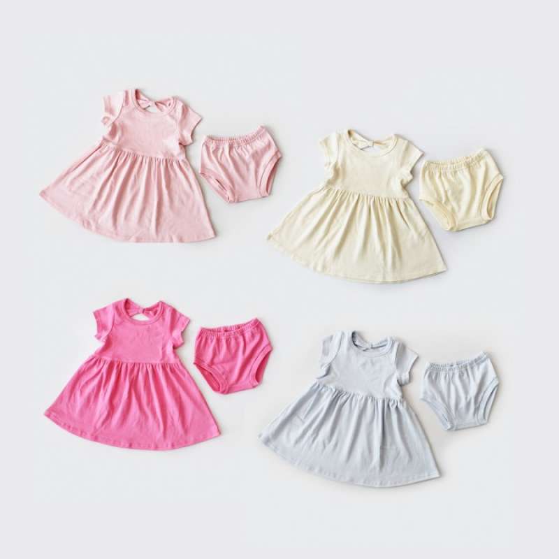 Promo Dress Bayi Anak I Am Cotton Casual Dress Lily Diskon 23