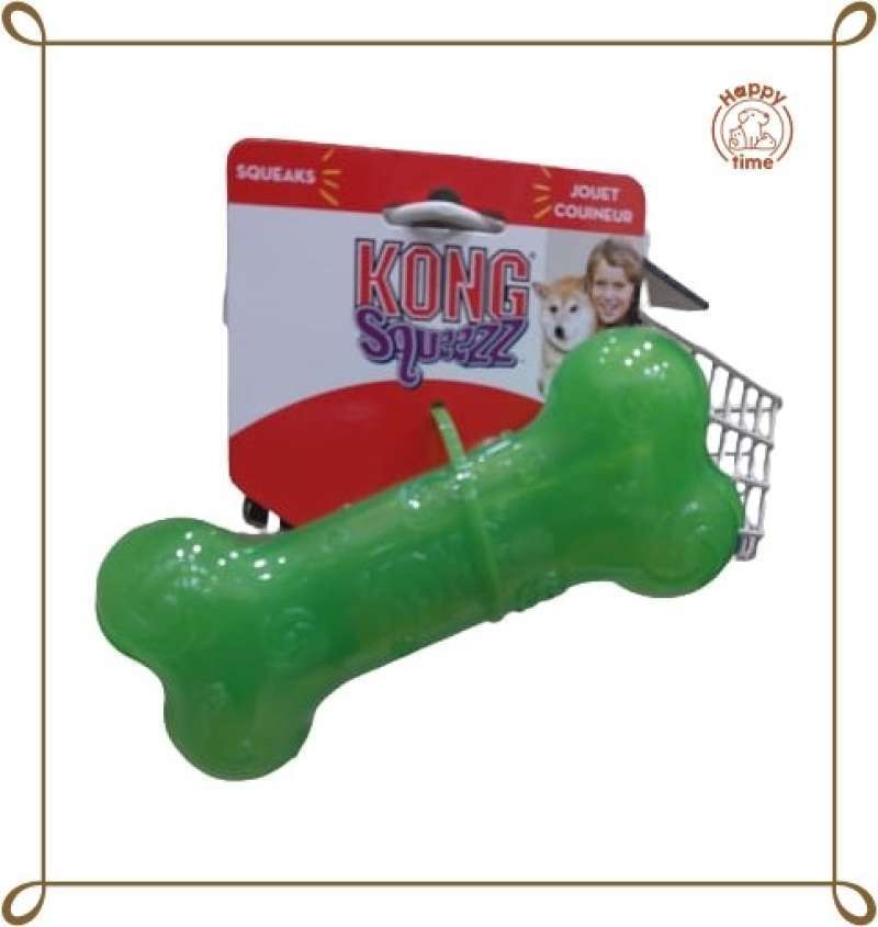 Kong squeezz dumbbell dog toy shop