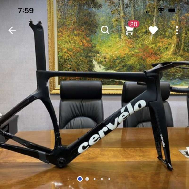 Jual Frame cervelo size 48 blackwhite sram red axs 12 harga 123 jt
