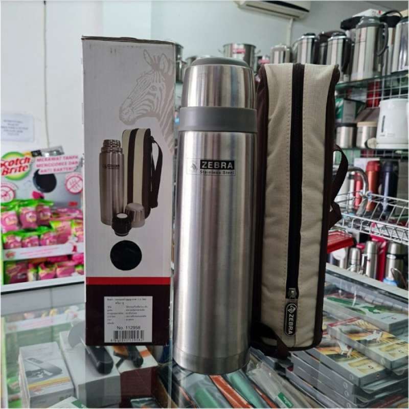 Zebra brand thermos new arrivals flask