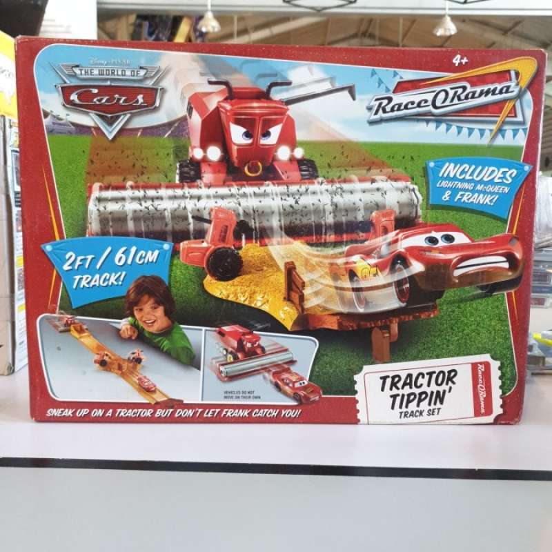 Cars tractor tippin track clearance set