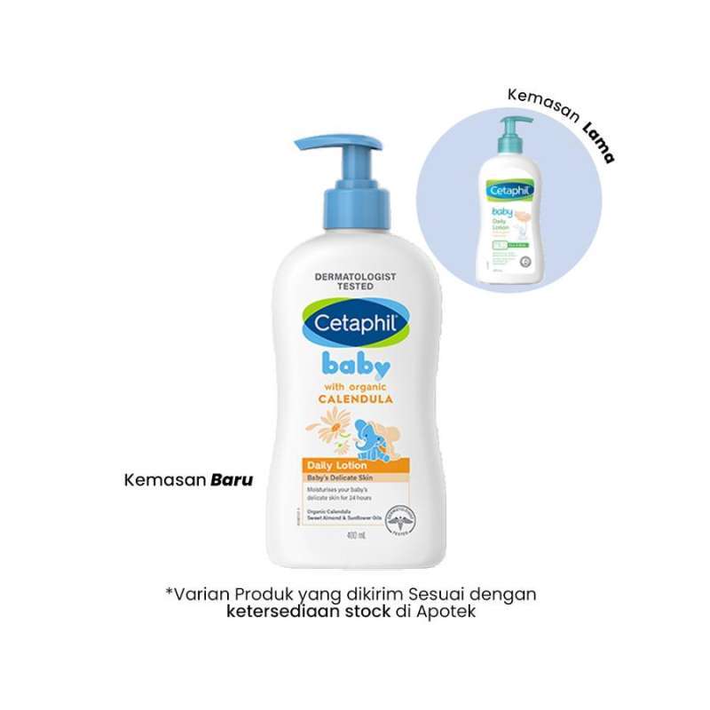 Jual Cetaphil Baby Lotion With Organic Calendula 400 Ml Di Seller
