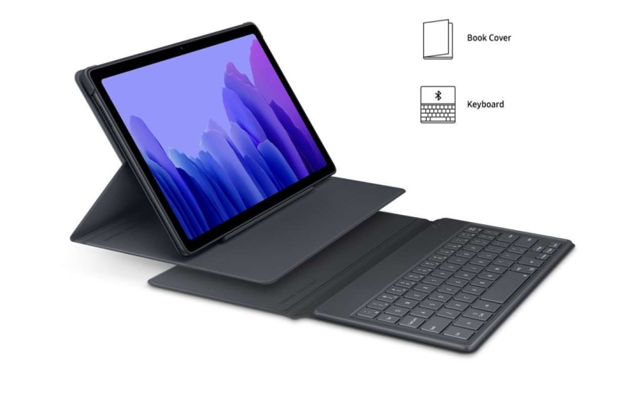 Book Cover Keyboard Tab A7 Samsung Keyboard FLIP KEYBOARD UNTUK