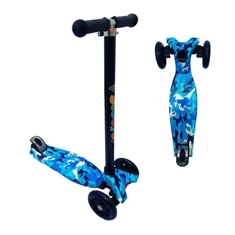 21ST SCOOTER KICKBOARD SKUTER ANAK OTOPET RODA HITAM PU FULL KARET