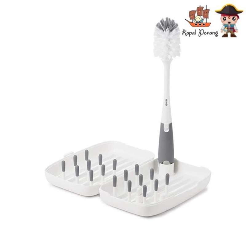 Jual Oxo Tot On The Go Drying Rack With Bottle Brush Grey Di