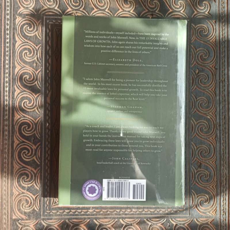 Review Buku: The 15 Invaluable Laws of Growth by John C. Maxwell - Hukum Desain