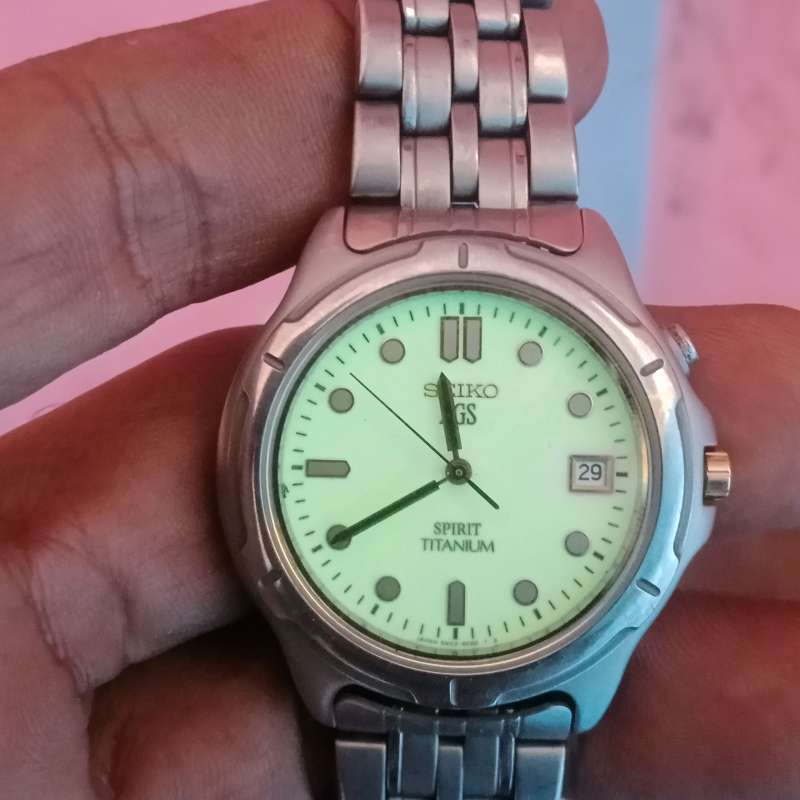 Seiko ags spirit hotsell titanium