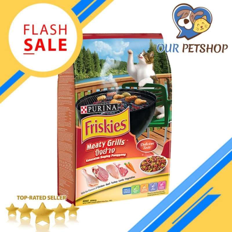 Promo Makanan Kucing Friskies Meaty Grill 3Kg Diskon 23 di
