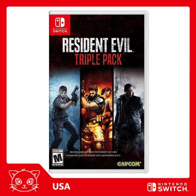 Promo Switch Resident Evil Triple Pack Usa Re 4 5 6 Diskon