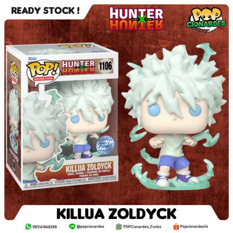 Figurine - POP! - Hunter x Hunter - Animation Vinyl 654 - Killua Zoldyck 9  cm