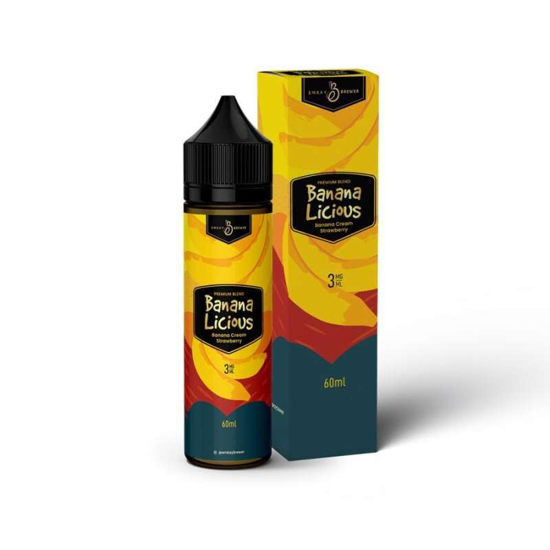 Jual Banana Licious 60ml By Emkay Brewer Di Seller Kedai Beluk - Sawahan,  Kota Surabaya | Blibli