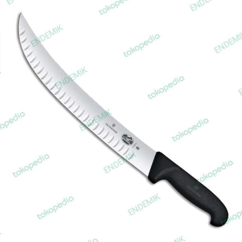 Promo Victorinox Cimeter Knife Granton Edge 31 Cm Pisau Daging