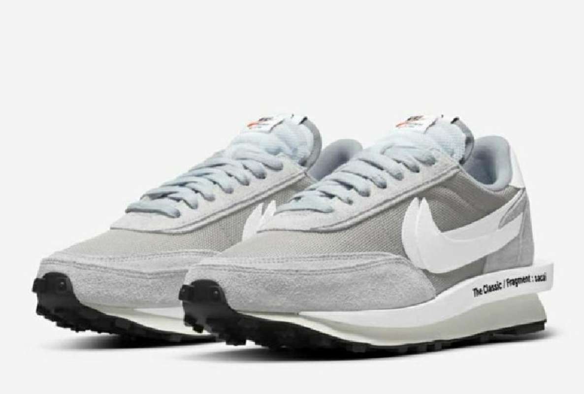 Sacai × Nike LD Waffle White Grey 27.5cm（NIKE × sacai × CLOT 