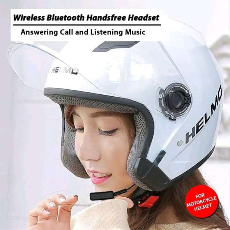 Helm headset sale bluetooth