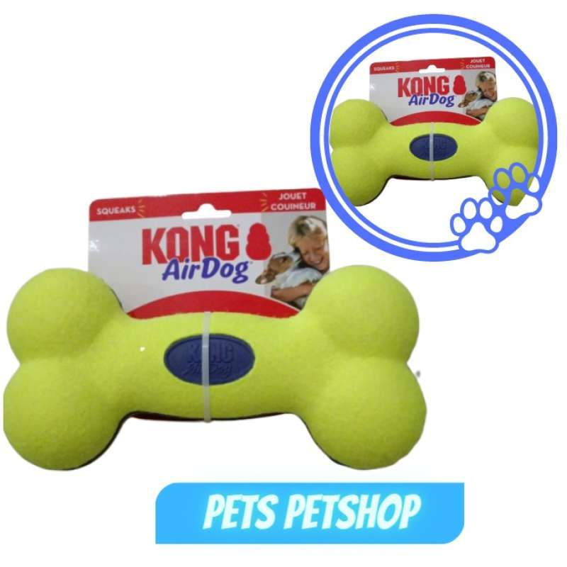 Jual Kong Air Squeaker Bone Besar mainan anjing good quality di