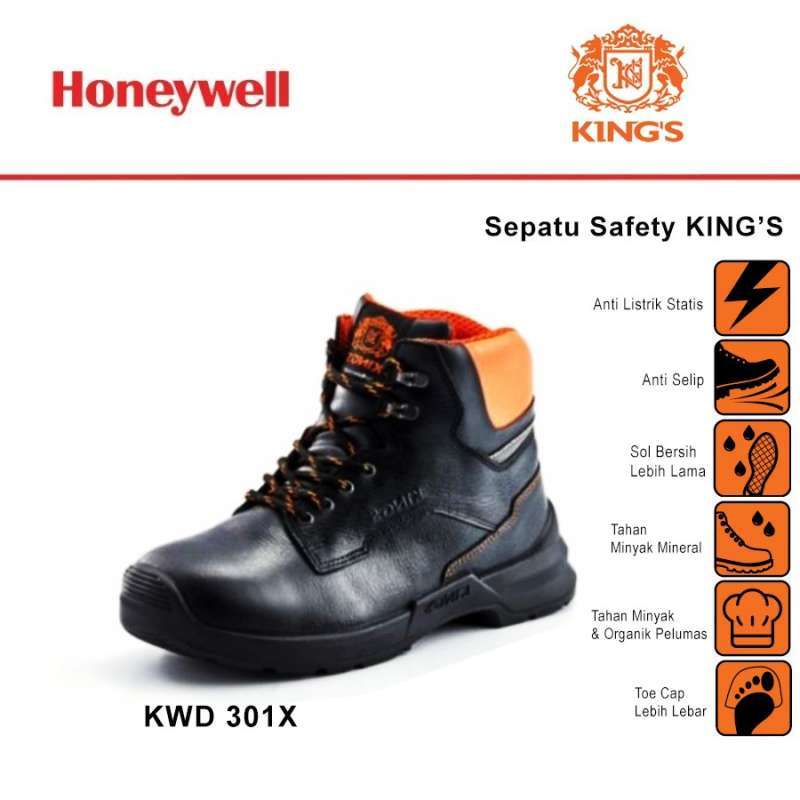 Harga safety hotsell shoes kings