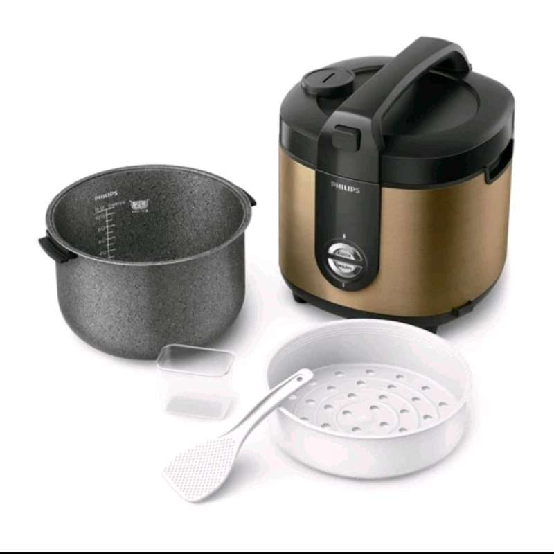 Rice cooker philips panci cheap stainless steel