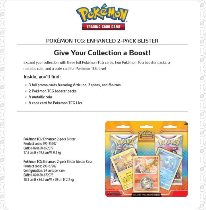 Enhanced 2-Pack Booster Blister - Pokémon TCG