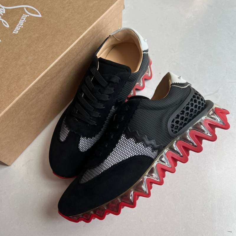 Christian louboutin deals suede black