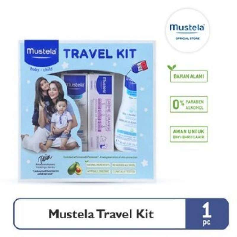 Mustela Travel Kit Skin Care Bayi Kemasan Travel