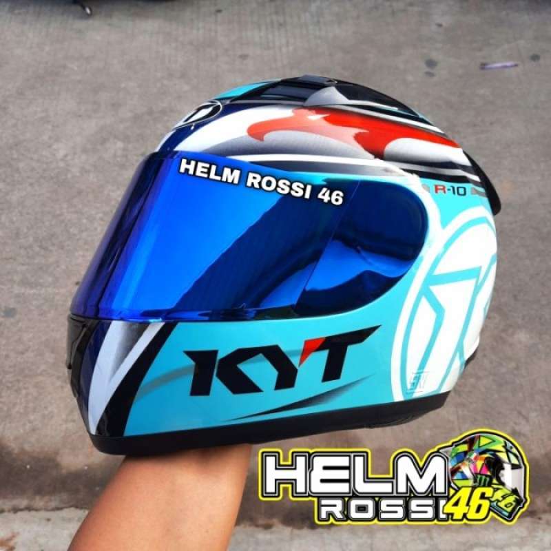 Visor r10 iridium blue best sale