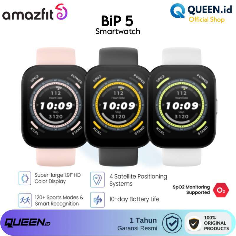 Amazfit Bip 5 Smartwatch Soft Black