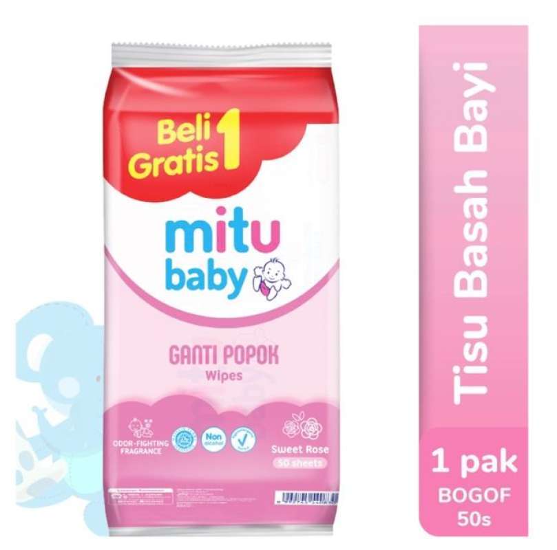 Mitu baby wipes ganti hot sale popok