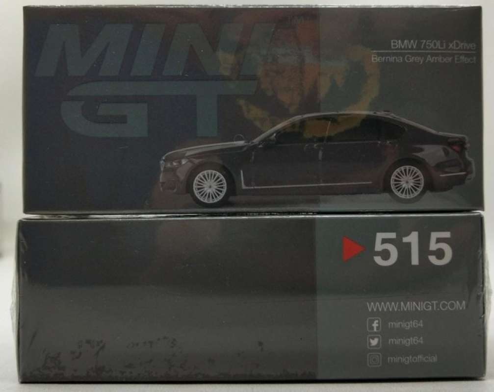 Jual Minigt Bmw 750li Xdrive Bernina Grey Amber Effect - Mgt00515