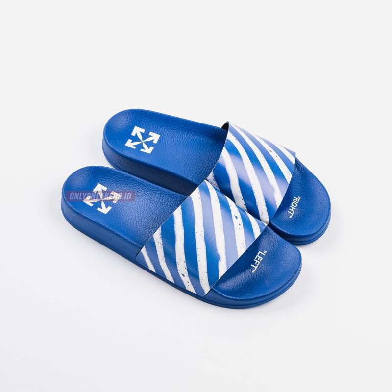 Off white spray slides top