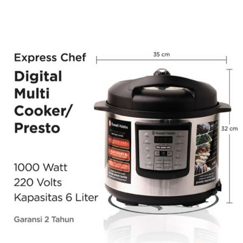 Jual Express Chef Digital Multi Cooker presto By Russel Hobbs Di Seller Santana Store Kalibata Kota Jakarta Selatan Blibli