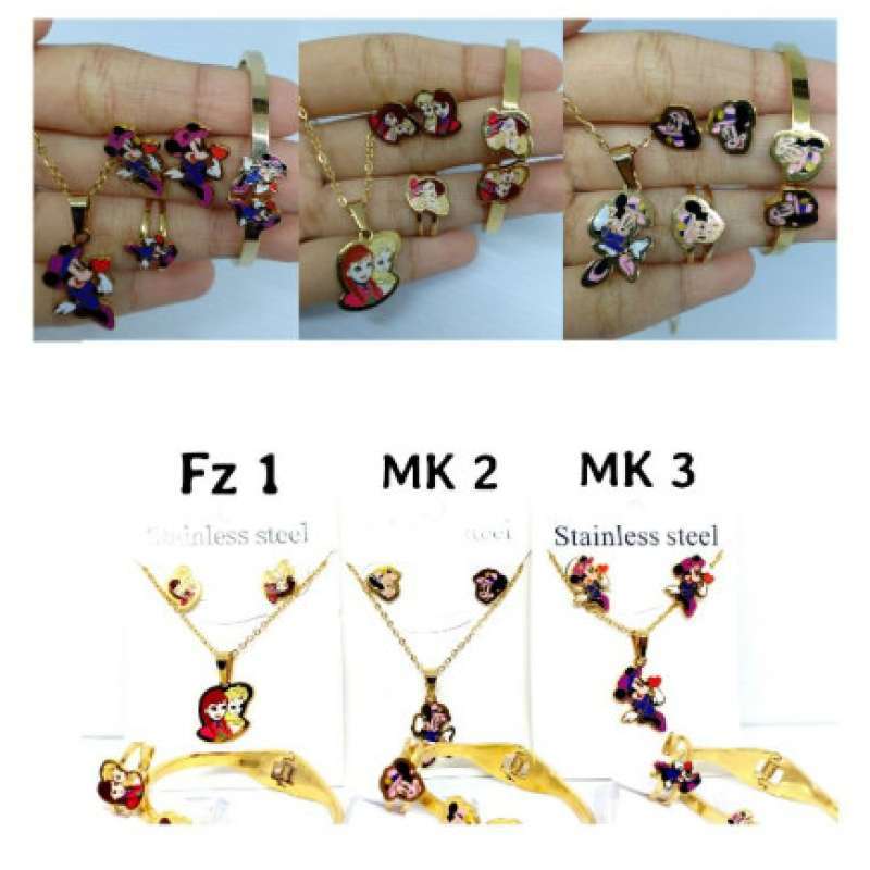 Jual 1 Set Perhiasan Anak Cincin Kalung Gelang Titanium Gold Ii Di Seller Ally Store Kalibata Kota Jakarta Selatan Blibli