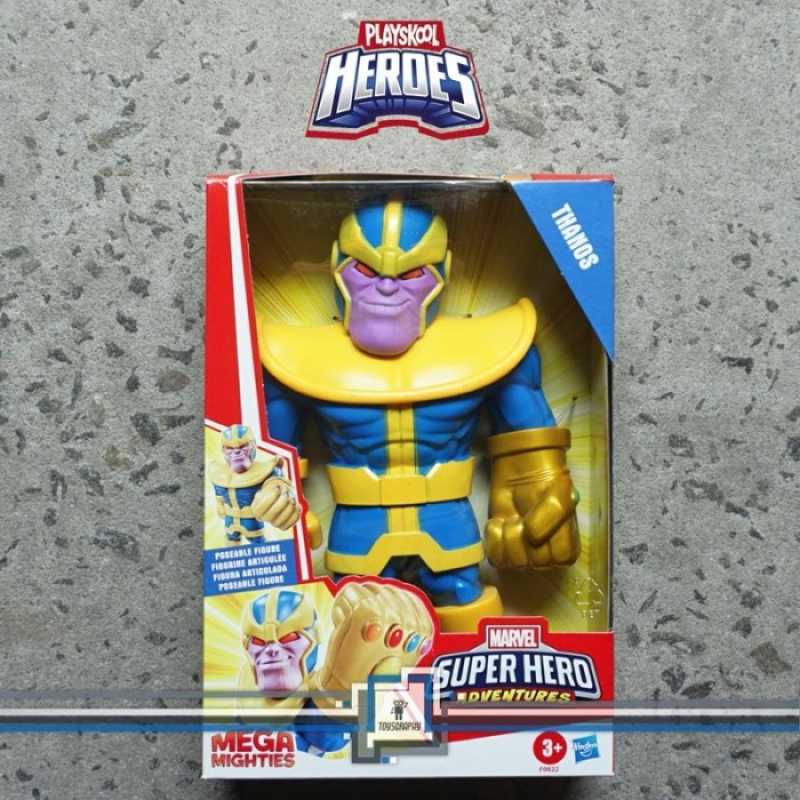 Promo Mega Mighties THANOS Poseable Playskool Heroes Hero Marvel