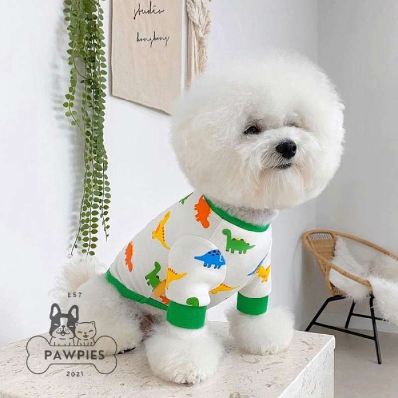 Promo Baju Kaos Tidur Piyama Tank Top Anjing Kucing Dino Dog Cat