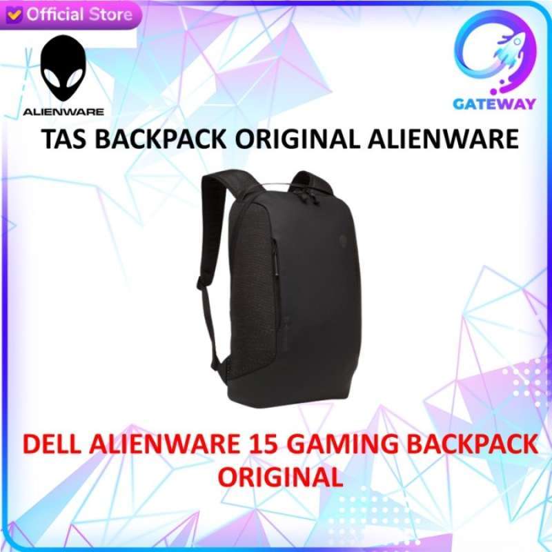 Alienware gaming backpack top