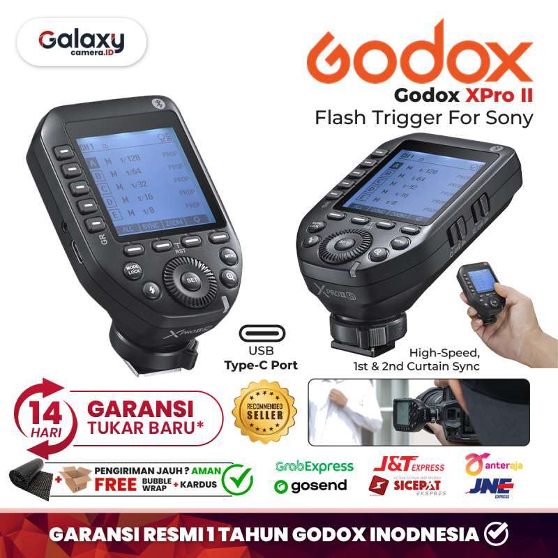 Godox XPro II TTL Wireless Flash Trigger X-PRO X-PROII X PRO Resmi