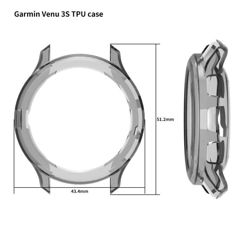 Armor Watch Case PC Protection Bumper Case Cover For Garmin Venu 3 / Venu 3S