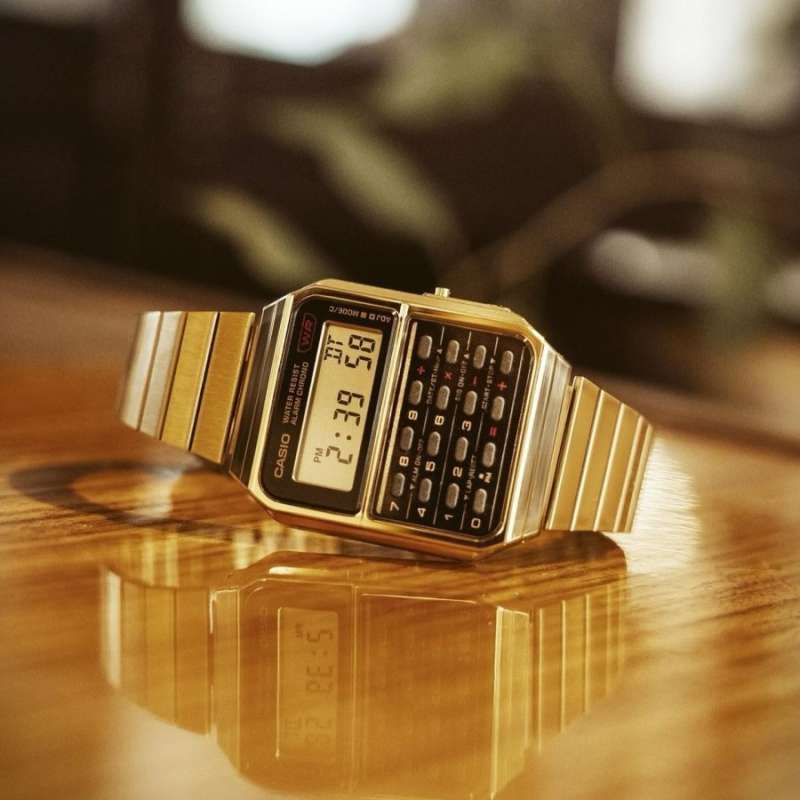 Jam casio 2025 gold original