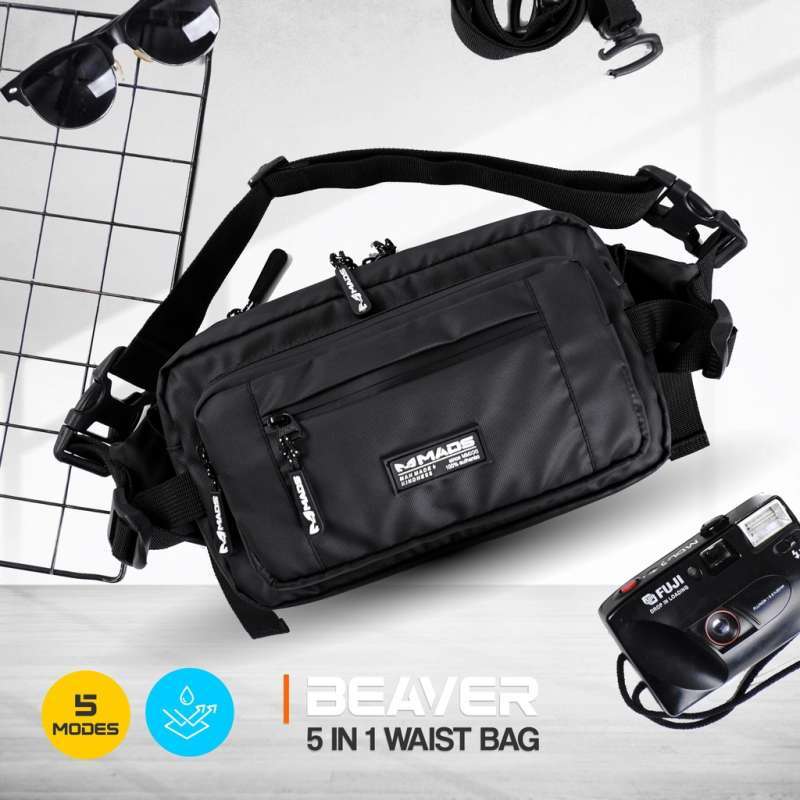 Promo Beaver Waist Bag Tas Selempang Pria Tas Pinggang Shoulderbag Slingbag Handbag Chestbag bisa Dijadikan 5 Model Waterproof Diskon 18 Di Seller Mivasol Id Batununggal Kota Bandung Blibli