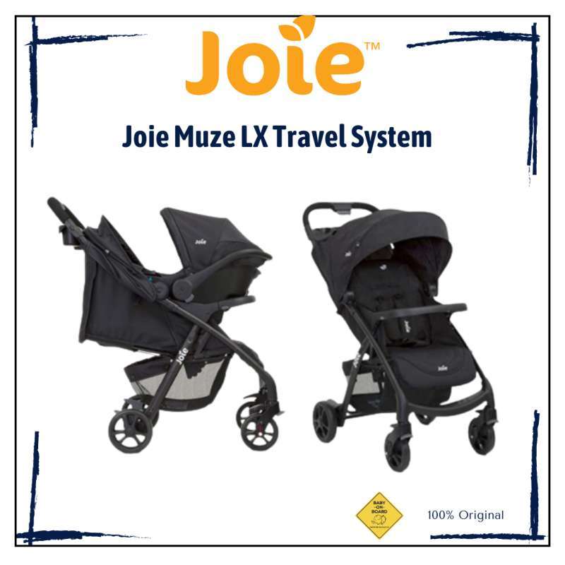 Joie Meet Muze LX Travel System Stroller COAL Kereta Dorong Bayi