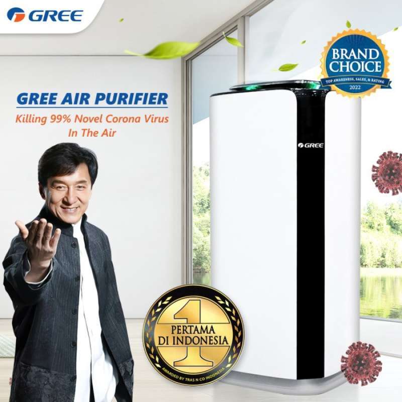 Baru Gree Air Purifier Gcc400Dena True Hepa Filter Resmi