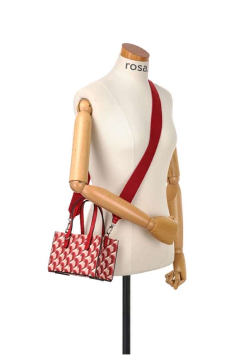 Promo Rosa.k Cabas Monogram Day Tote Real Red Ss Diskon 25