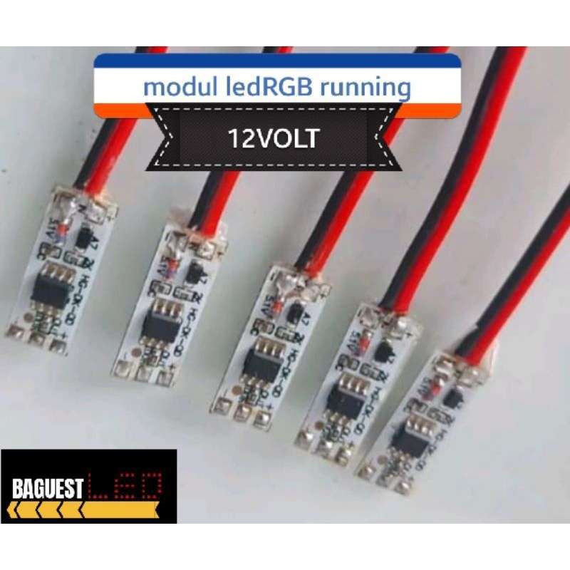 Led top rgb running