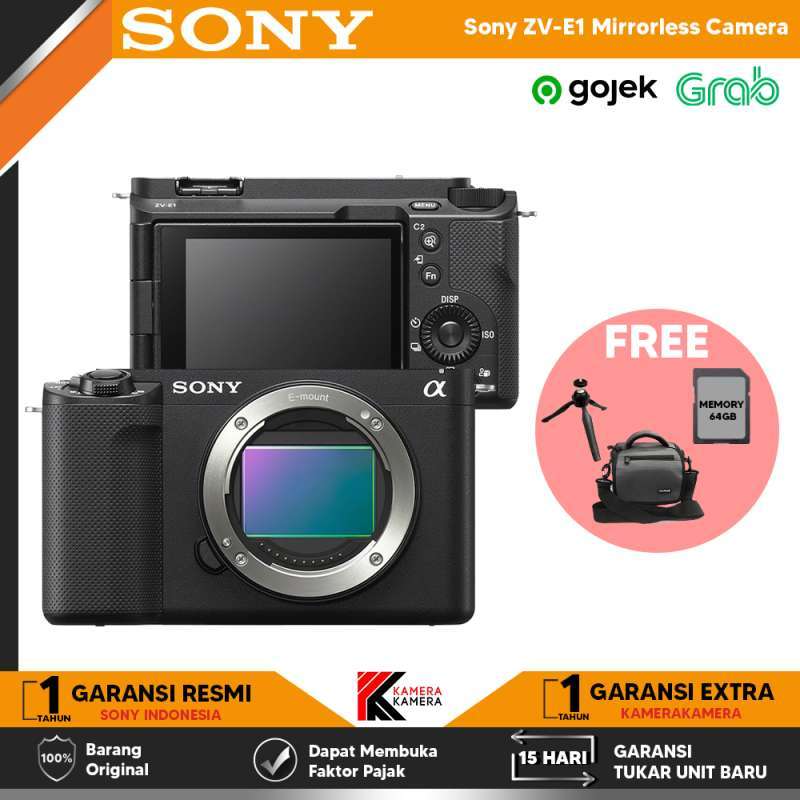 Promo Sony ZV E1 Sony ZVE1 ZV-E1 Mirrorless Camera Body Only - Unit Only  Cicil 0% 3x - Jakarta Selatan - Sony Center Official